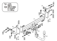 DETACHABLE Tow Bar For JEEP