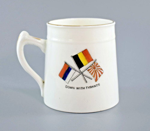 Antique ww1 cup mug - g.p.l.,