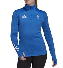 adidas Team GB 1/2 Zip Top Womens - Great Britain Half Zip Fleece Top -All Sizes
