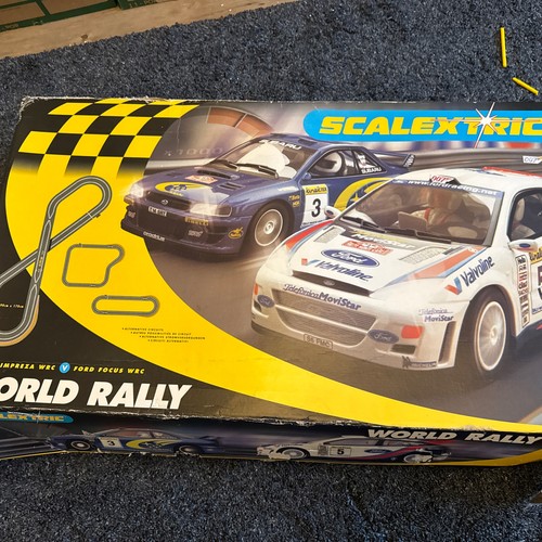 World rallye scalextric set - world,