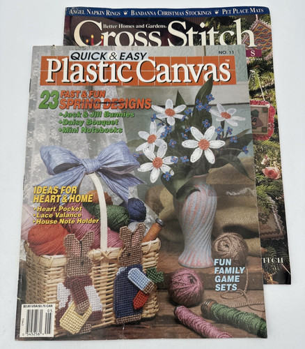 Lot plastic canvas and - lot,