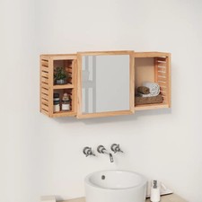 Mirror Cabinet Solid Walnut