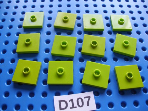 Lego genuine lime green 2x2 - genuine,