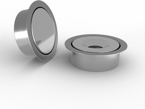 Concealed magnetic door catch - concealed,