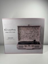 Crosley Cruiser Record Player Urban Outfitters Exclusive CR8005U Pink Silver