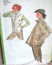 SIMPLICITY 8830 - Misses Jacket, Gillet Sewing Pattern.....Sizes 14-16