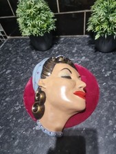 Art Deco 1930s Chalkware lady