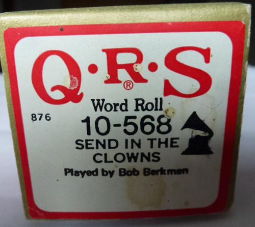 Pianola word roll - roll., in