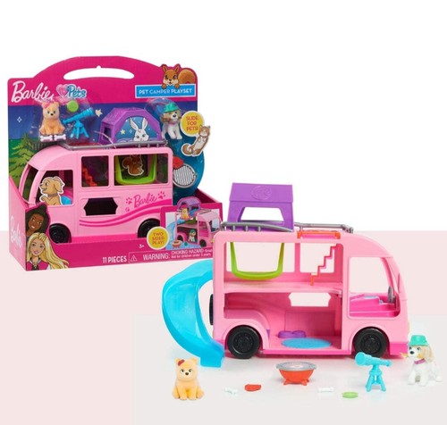 Barbie pet camper playset with - barbie,