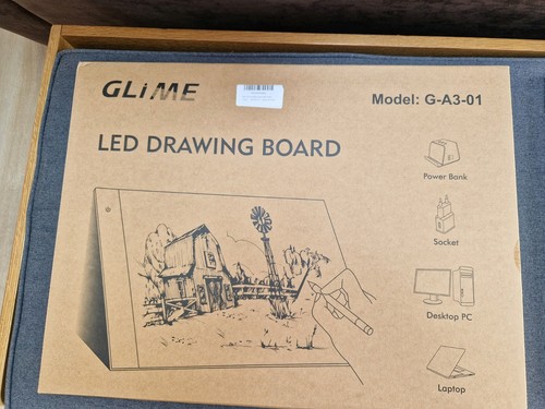 Glime led drawing - glime, board