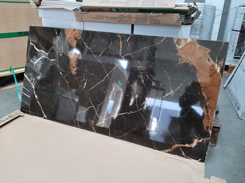 Black gold marble - black, &