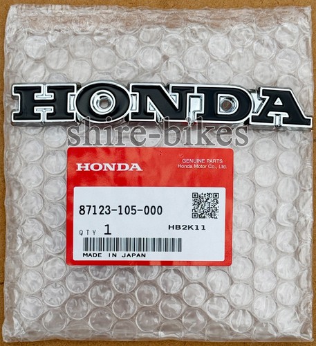 New genuine honda metal curved - new,