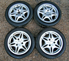 SMART CAR 450 FORTWO 1998-2007 - SET OF 'STARLINE' ALLOY WHEELS & TYRES
