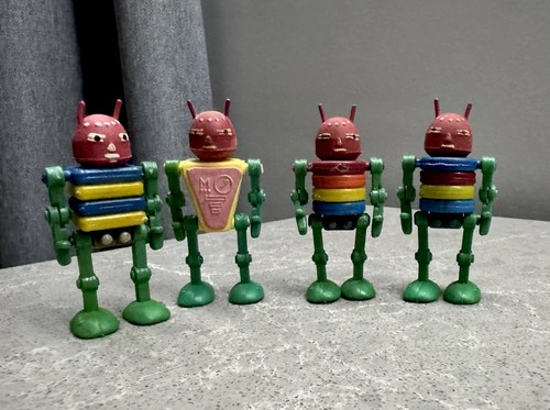 Vintage set robots - set, 4