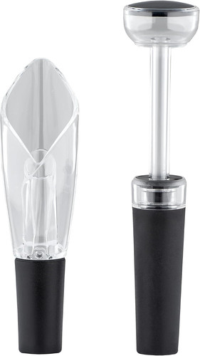 Wine aerator pourer and - wine,