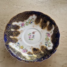 Beautiful Antique Unmarked George Jones Crescent Painted Porcelain Saucer 