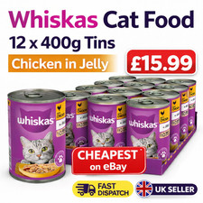 Whiskas Cat Food 12x400g