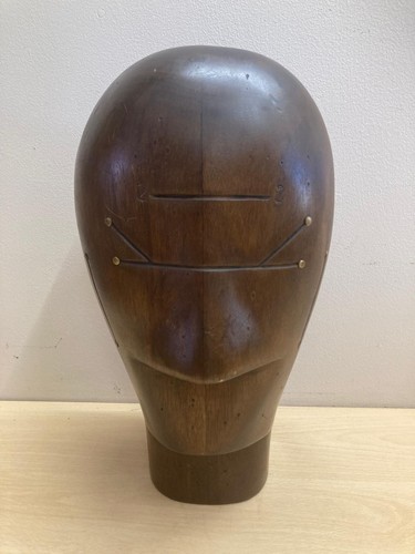Heavy dark wood - a, brass