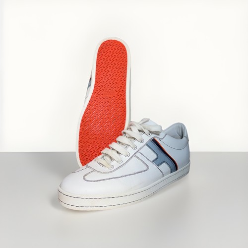 Hermes white and blue orange - hermes, blue,