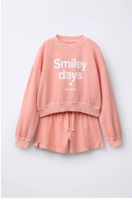 Zara Girls Slogan Sweatshirt