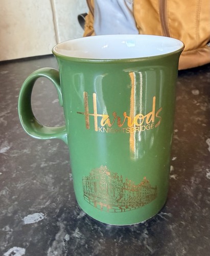 Harrods mug cup green - mug,