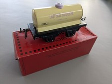 Unusual French Hornby O gauge tank wagon 'Laiterie Moderne' boxed Hachette