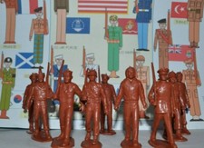 Marx army unpainted - marx., u.n