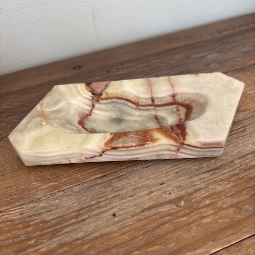 Vintage onyx ashtray lovely - vintage,