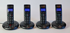 BT Graphite 2500 answering machine with 4 x DECT cordless handsets
