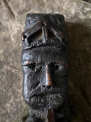 Rare 16th oak carving - rare,