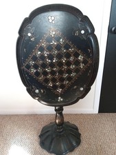 Rare! Antique Paper Mache Tilt