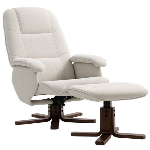 Homcom swivel recliner chair - homcom,