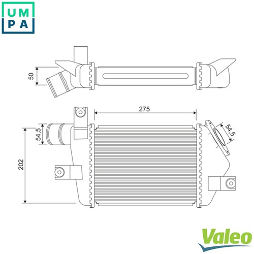 Charge air cooler 818693 - charge,