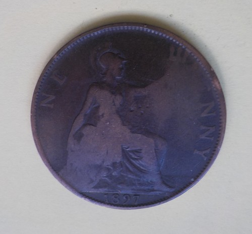 British one penny - 2, x