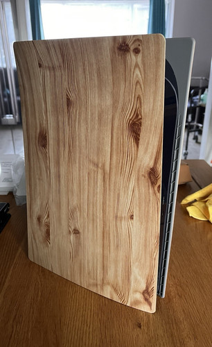 Oak wooden effect face - wooden, plate