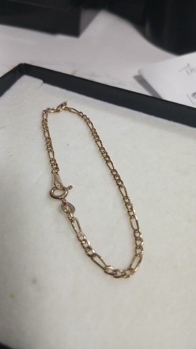 9ct yellow gold bracelet - yellow,