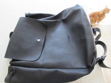 L.CREDI Black Leather Bag/Rucksack. Excellent Used Condition