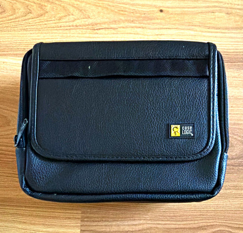 Case logic black leather carry - case,