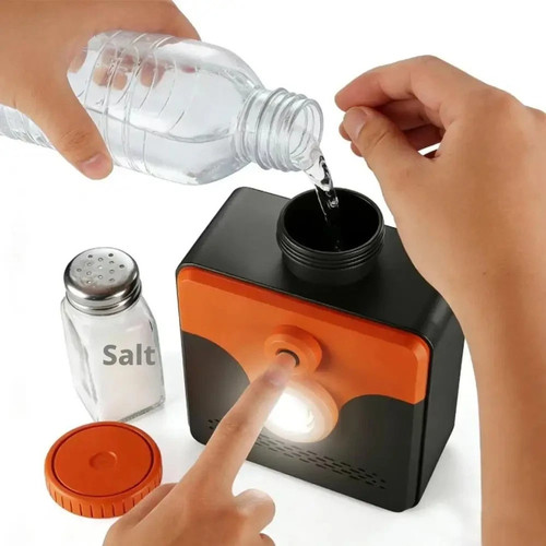 Emergency saltwater lamp - saltwater,