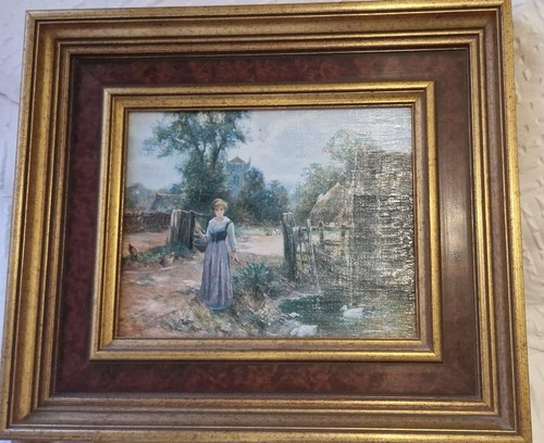 Eautiful oil canvas - oil, print