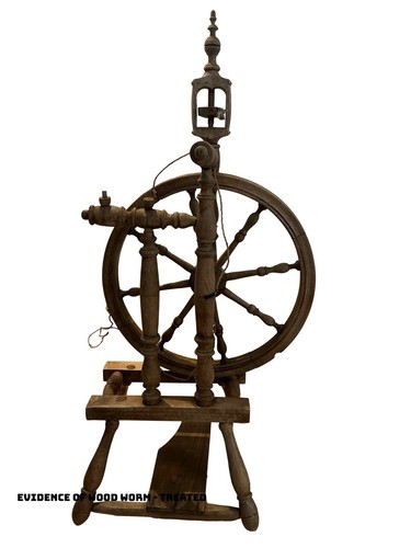 Antique vintage spinning - vintage, wheel