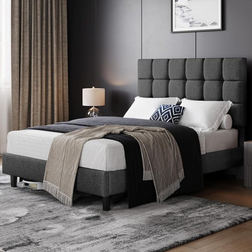 4ft6 double upholstered - double, bed