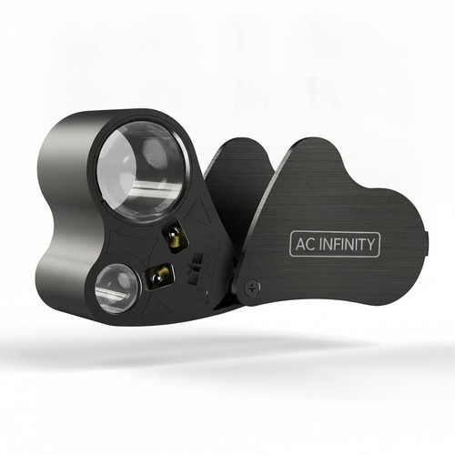 Jeweler loupe with led light - jeweler's,