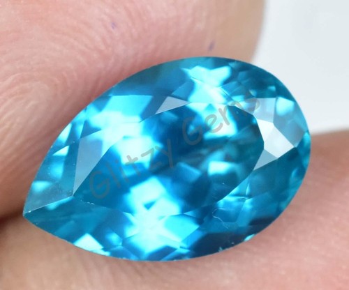 Natural flawless teal sapphire - natural,