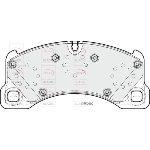 Brake pads set for - pads, porsche