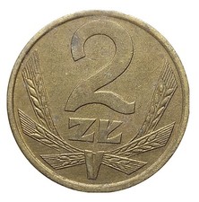 1988 Poland 2 Zloty Coin –