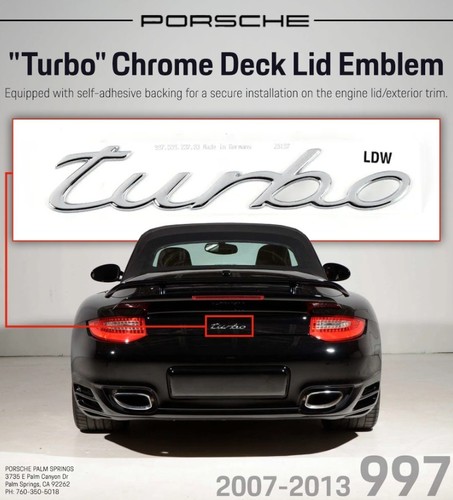 Genuine porsche 911 turbo - genuine, t