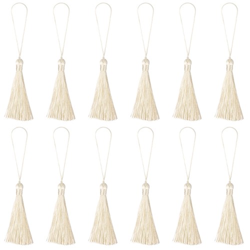 Silky bookmark tassels - silky,