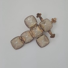 Gold on Silver Opening Masonic Orb Pendant / Charm