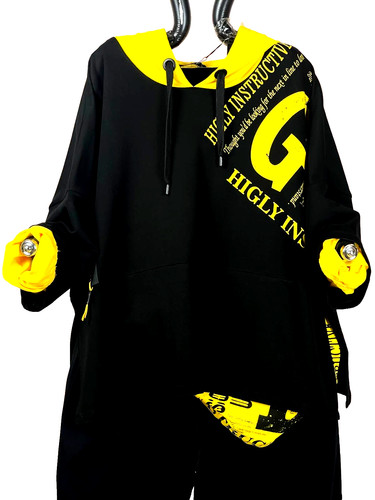 Luani hoodie printed oversized - printed,